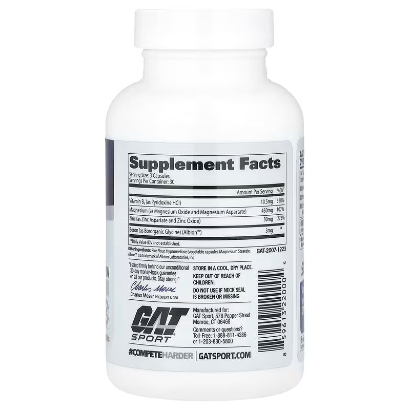 GAT Sport ZMAG-T – Soporte de Recuperación y Sueño (90 Cápsulas)