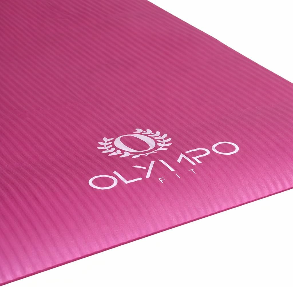 Tapete de Ejercicio 10mm Grueso para Yoga y Pilates (Antiderrapante)