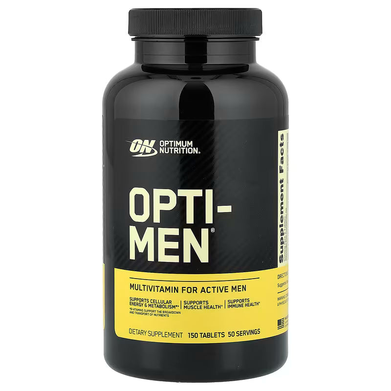 Optimum Nutrition Opti-Men – Multivitamínico Integral (150 Tabletas)