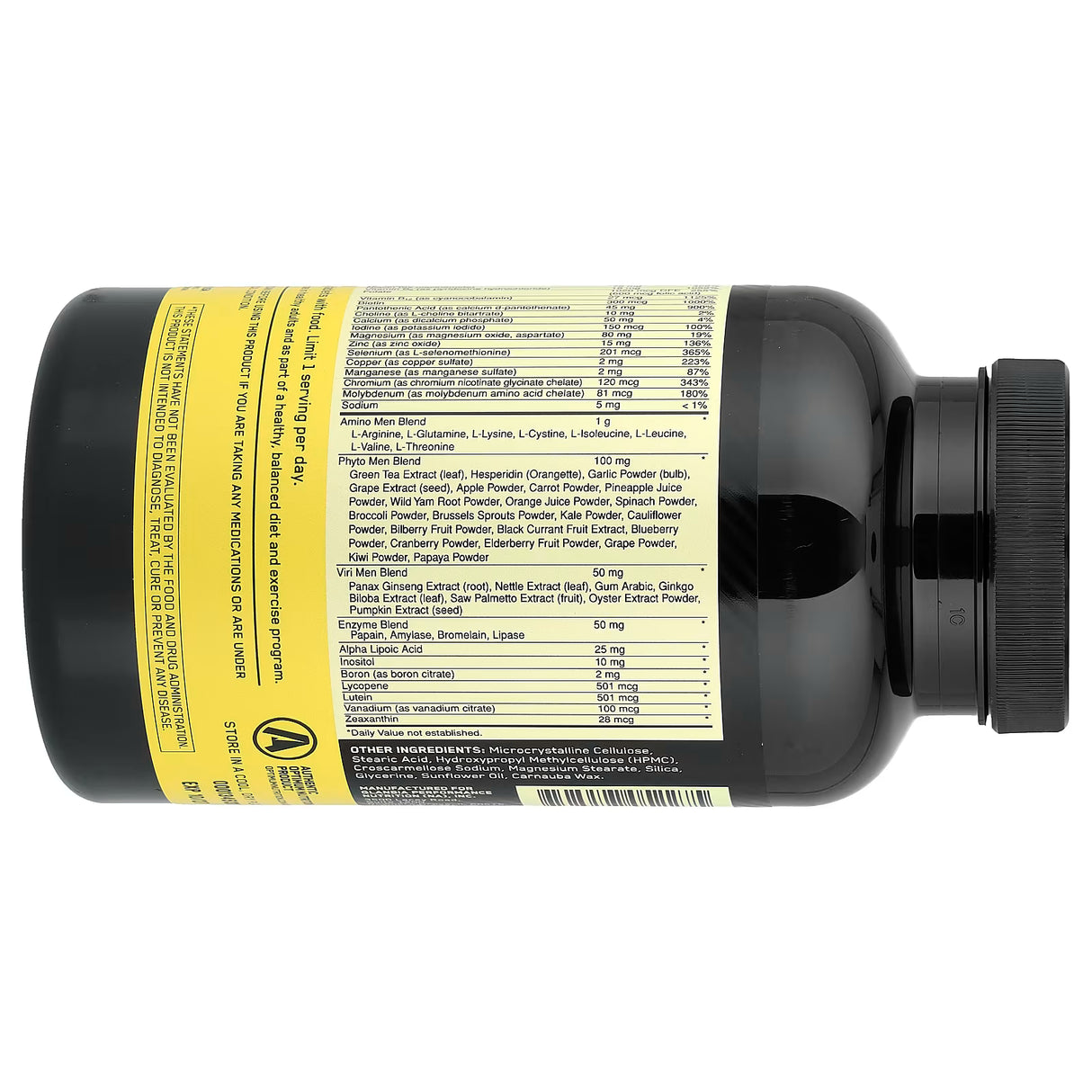 Optimum Nutrition Opti-Men – Multivitamínico Integral (150 Tabletas)