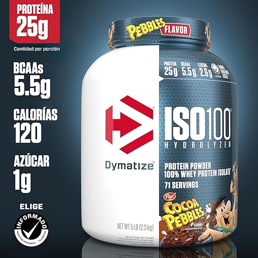 Dymatize ISO100 5 lb | Proteína Hidrolizada y Aislada