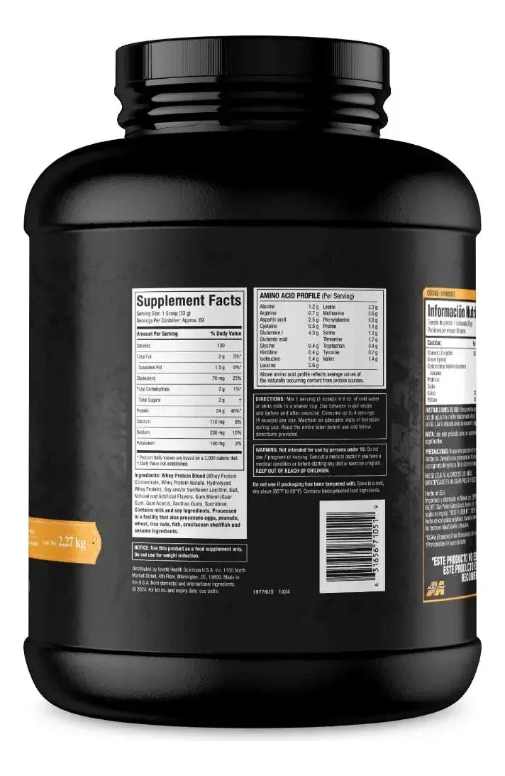 MuscleTech Whey Gold - 5LB
