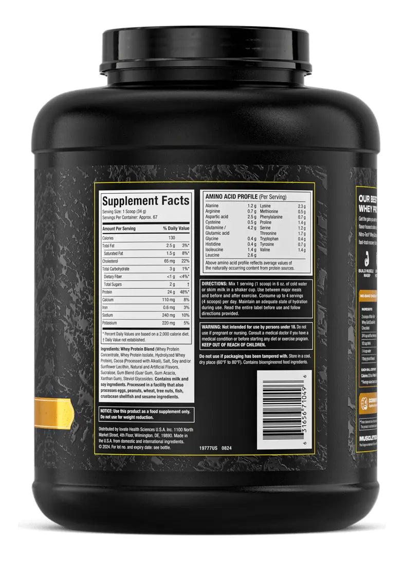 MuscleTech Whey Gold - 5LB