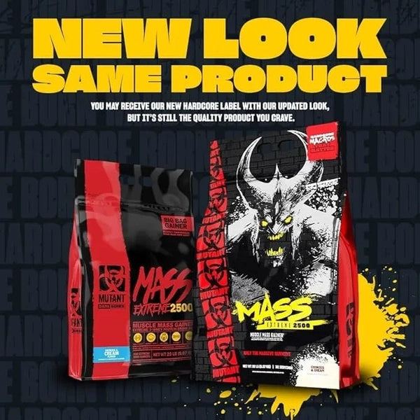 Mutant Mass Gainer 12 lb (5.4 kg) Sabor Cookies & Cream Alto en Calorías | Suplementos Nutrihub Mutant