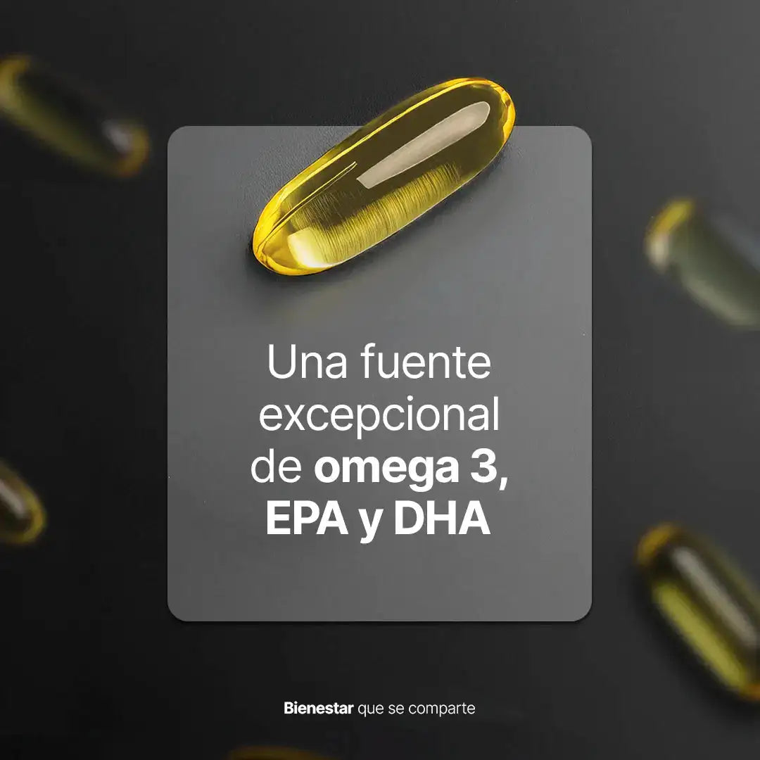Omega 3 Aceite Puro de Salmón | con 1000 mg por porción