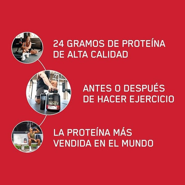 Proteína Whey Optimum Nutrition Gold Standard 100% Sabor Galletas con Crema (Cookies & Cream) – 5 lb (2.27 kg) | Suplementos Nutrihub Optimum Nutrition