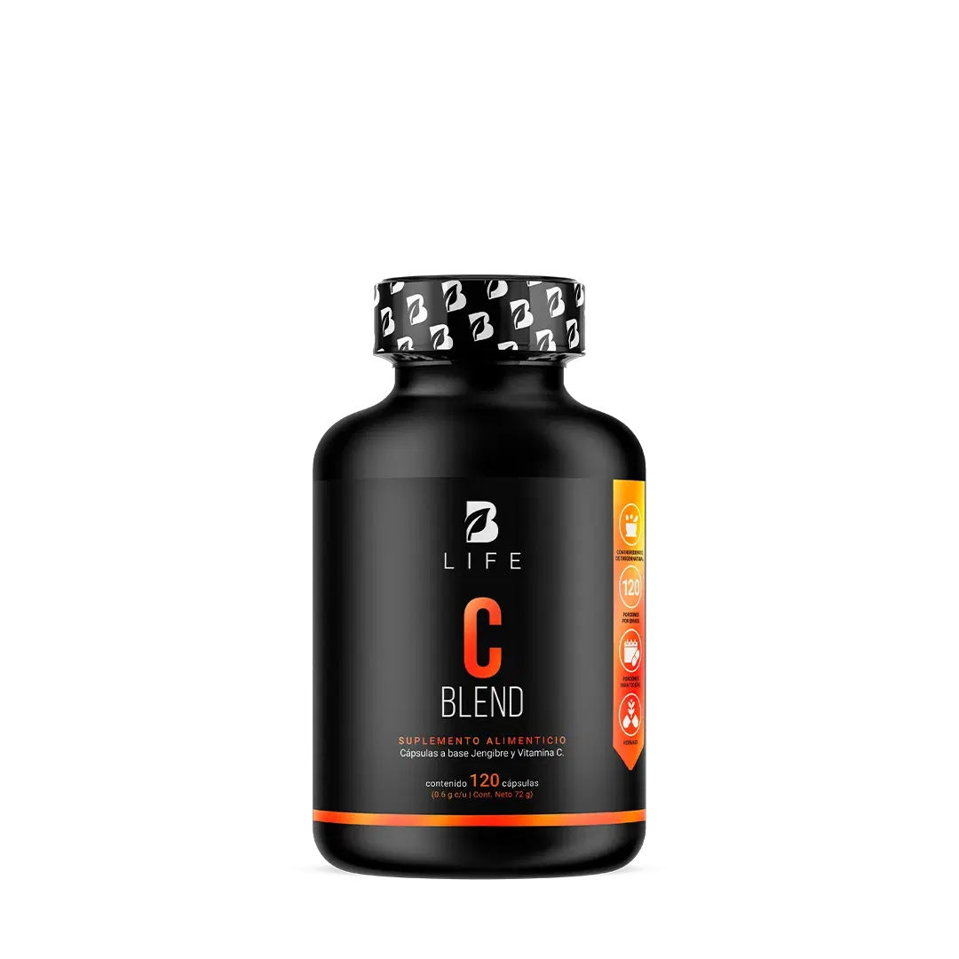 Vitamina C + Jengibre B Life® – C Blend Antioxidante (120 Cápsulas)
