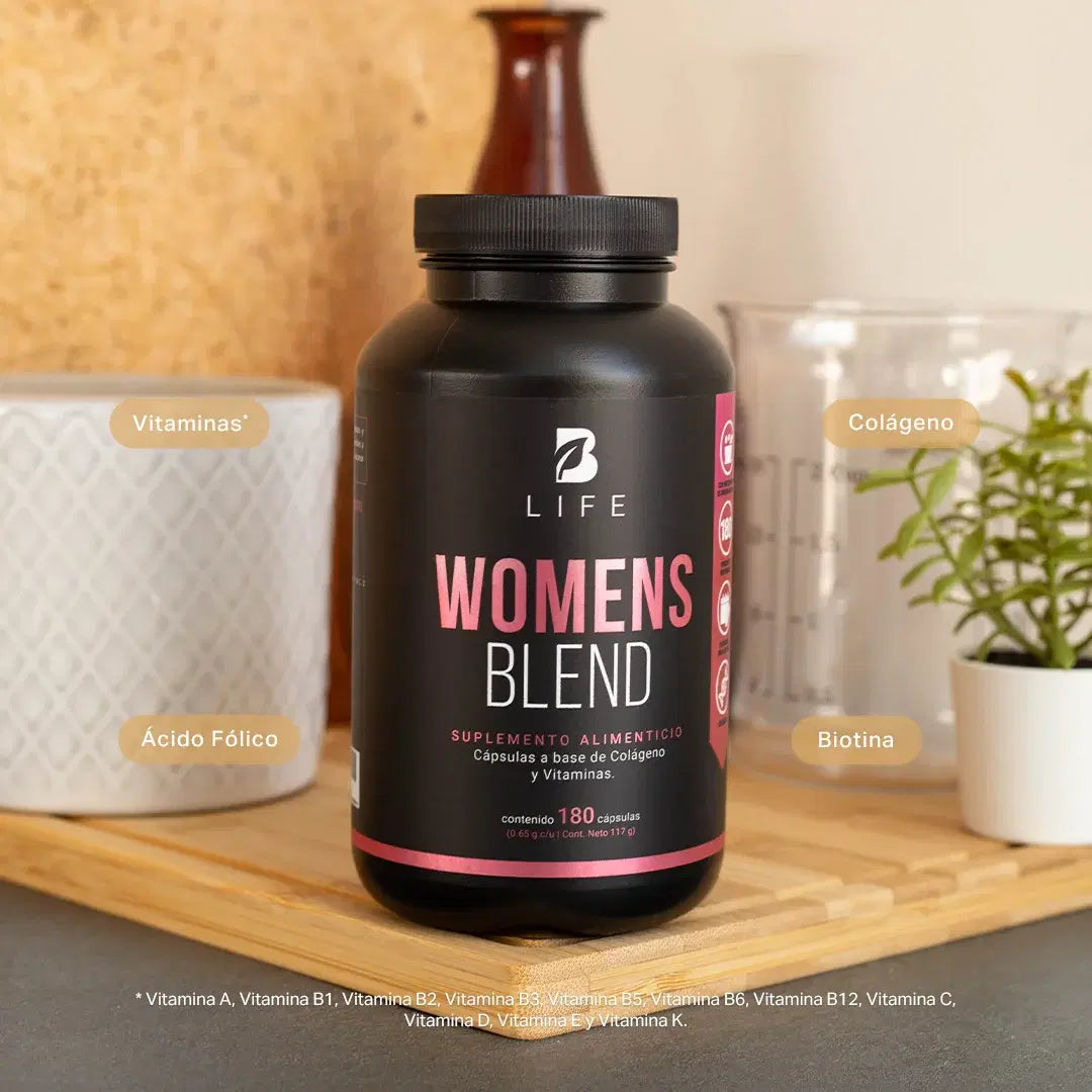 Multivitamínico para Mujer | Con Colágeno Hidrolizado, Biotina, Ácido Fólico y Vitaminas
