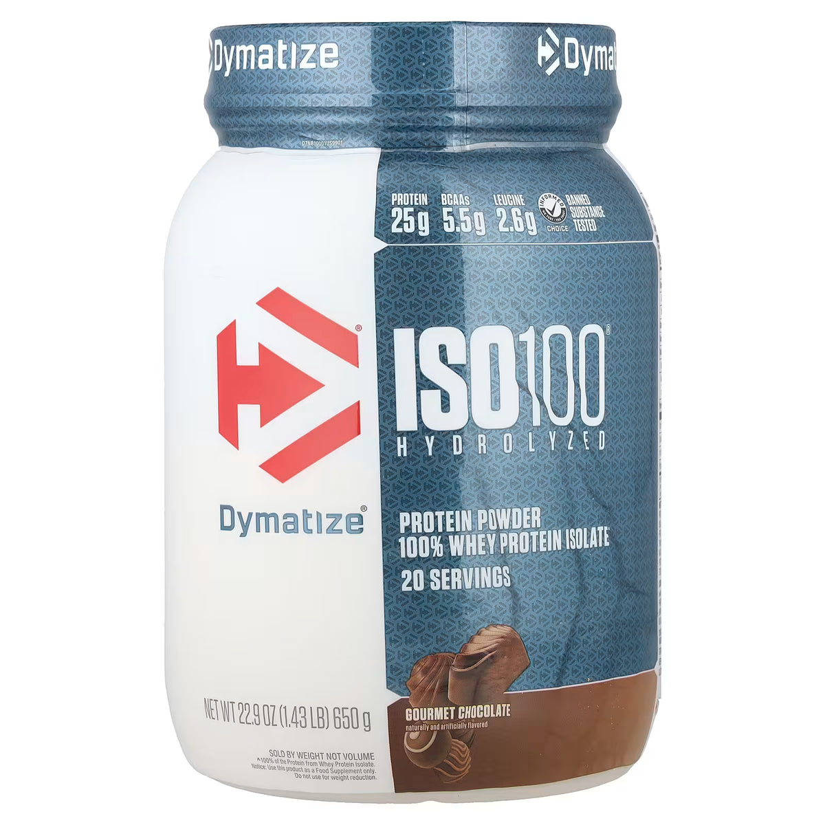 Dymatize ISO100, 1.3 lb | Proteína Hidrolizada y Aislada