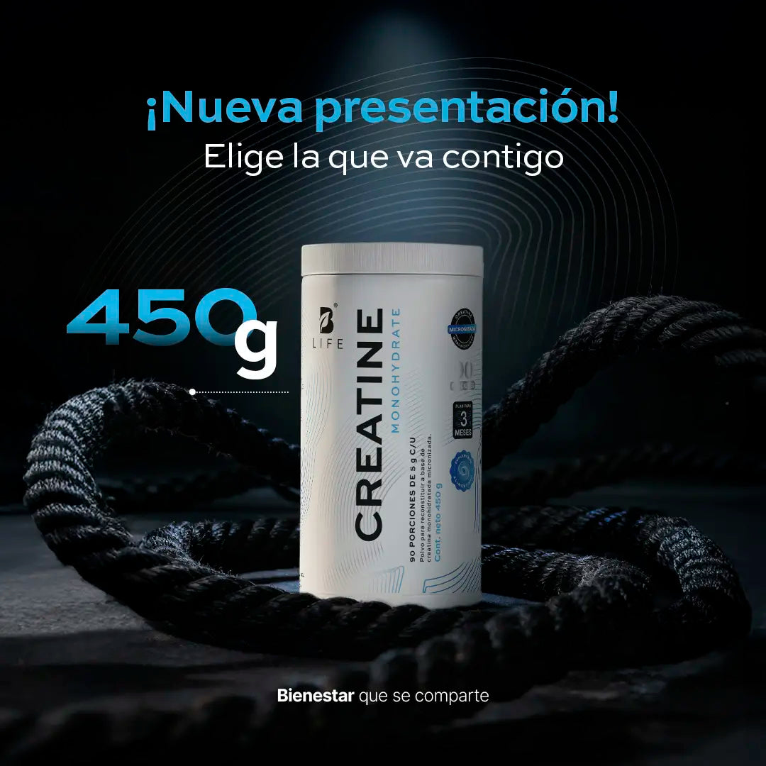 Creatina Monohidratada en Polvo B Life® – Micronizada y de Alta Pureza