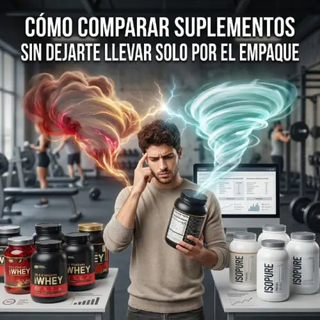 Cómo comparar suplementos sin dejarte llevar solo por el empaque