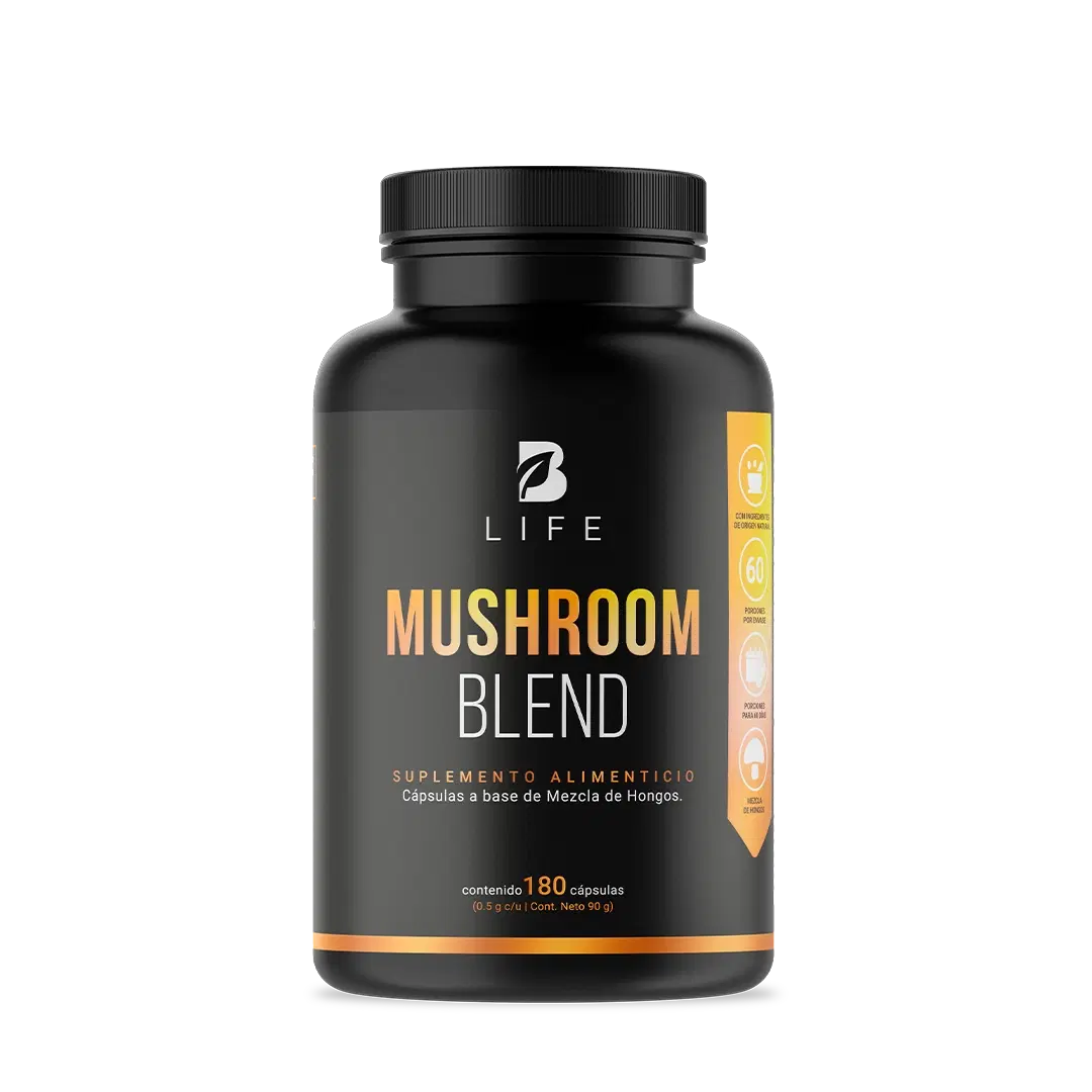 B Life Mushroom Blend Adaptógenos | Reishi, Cordyceps y Melena de León