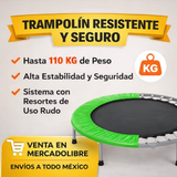 Trampolin Mini Brincolin Plegable Gimnasio Aerobico 101 Cm