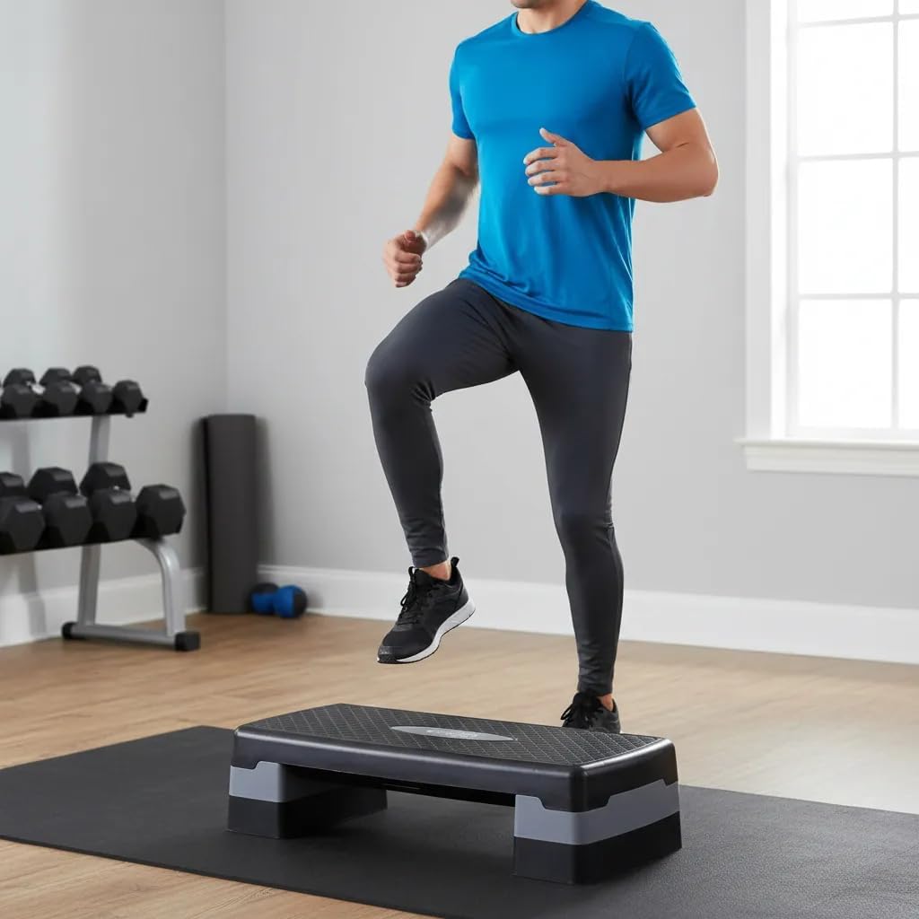 Banco Escalón Step Ajustable para Aerobics y Fitness