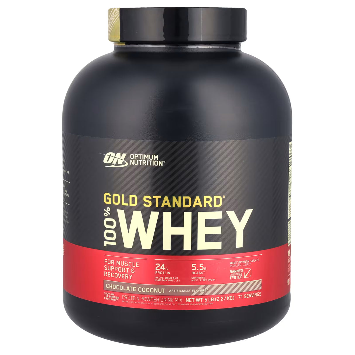 Optimum Nutrition Gold Standard 100% Whey – Proteína de Suero (5 lbs)