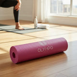 Tapete de Ejercicio 10mm Grueso para Yoga y Pilates (Antiderrapante)
