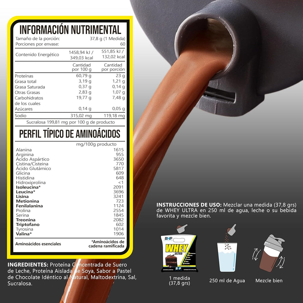 Bhp Ultra Bag Whey Ultra Chocolate - 2.27Kgr (5Lbs)