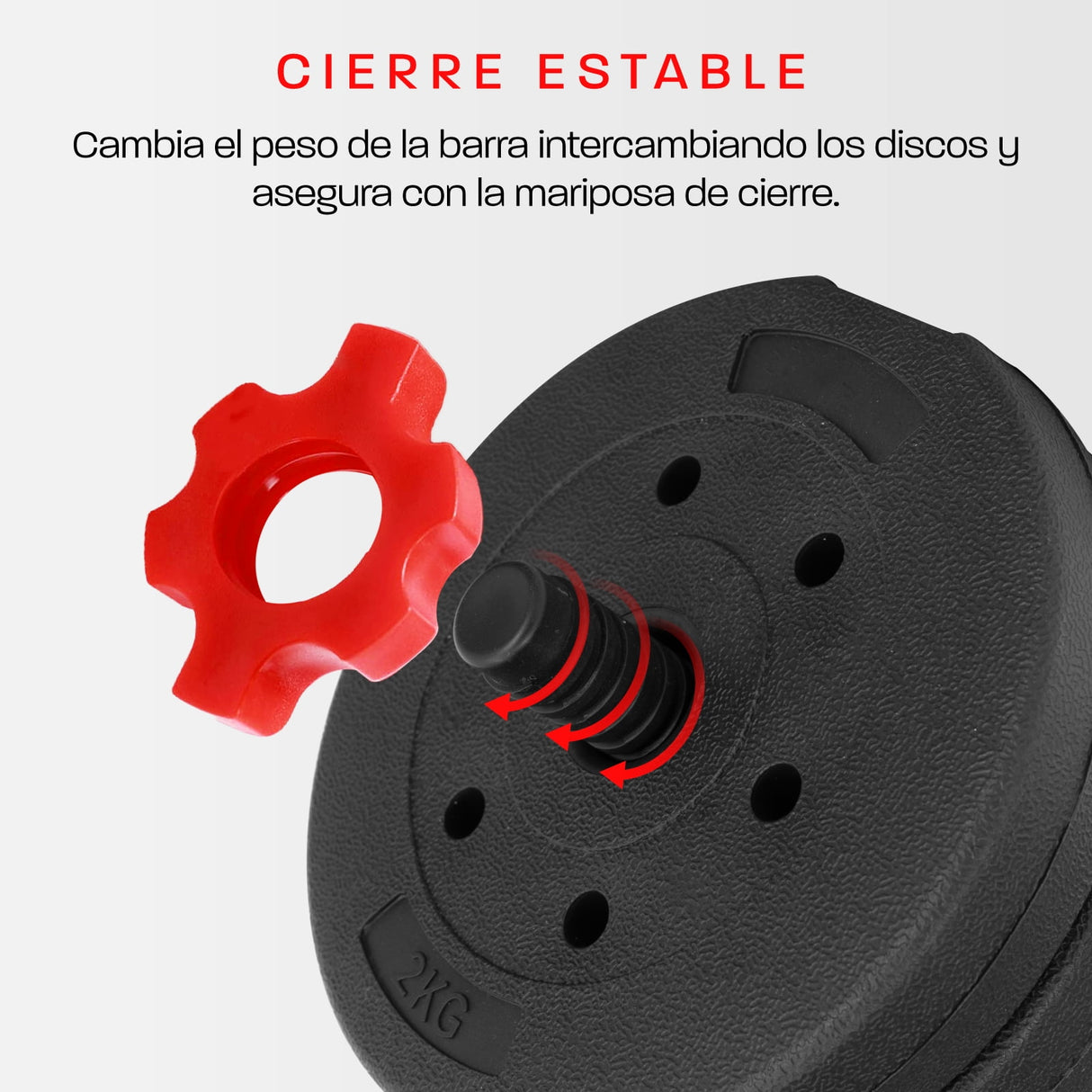 Set De Mancuernas Pesas Olympo Fit Ajustables 30kg Gym Casa