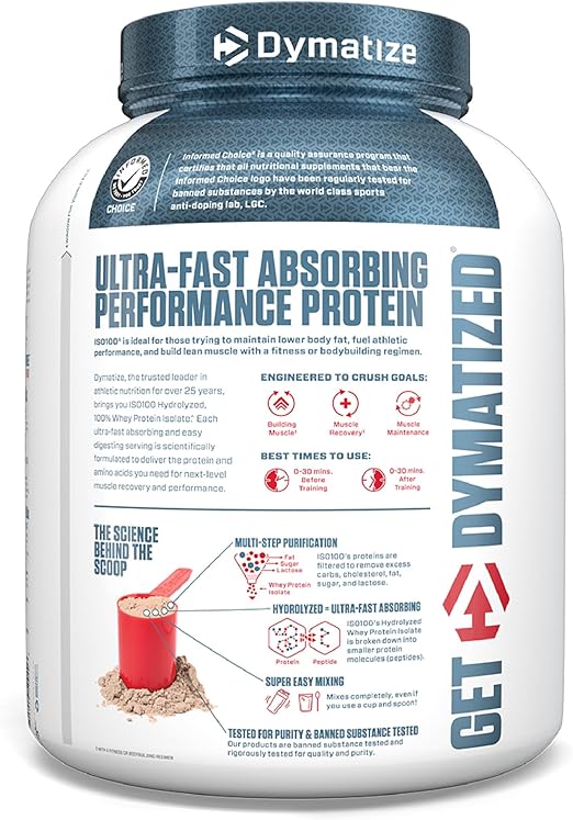 Dymatize ISO 100 – Brownie (5 lbs)