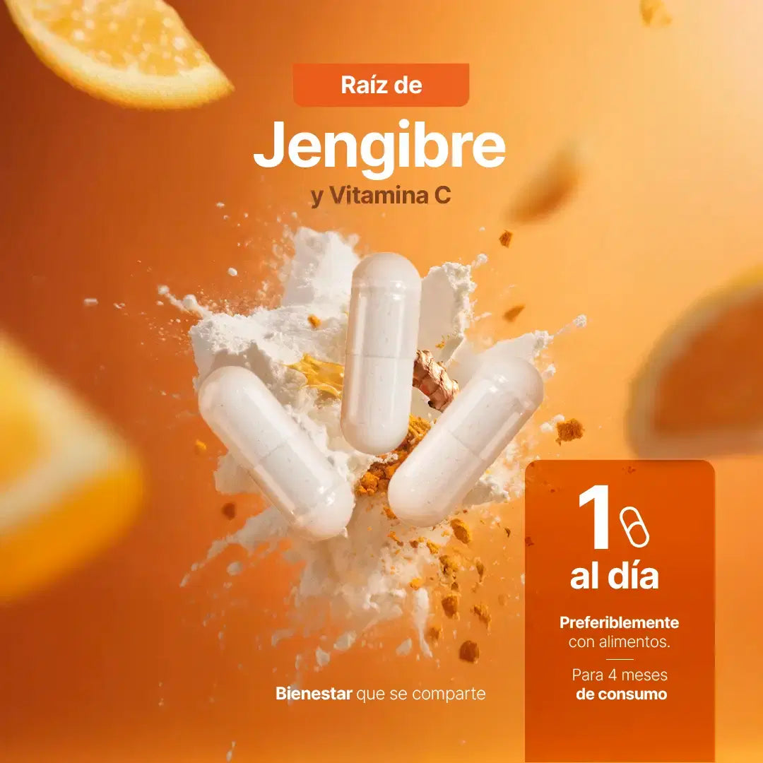 Vitamina C + Jengibre B Life® – C Blend Antioxidante (120 Cápsulas)