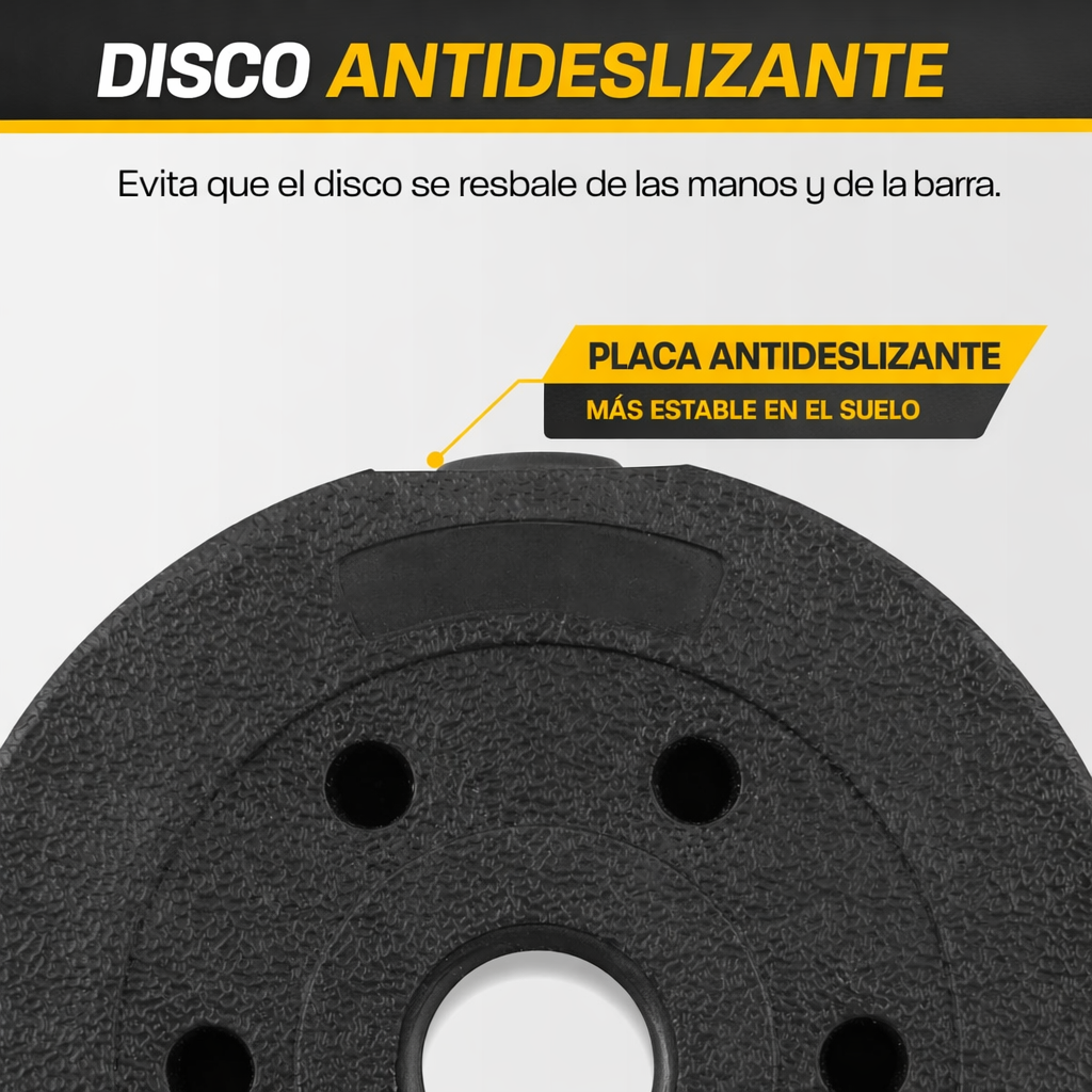 Set De Mancuernas Pesas Olympo Fit Ajustables 40kg Gym