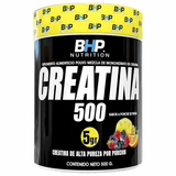 Creatina Monohidratada BHP Ultra 500 g (50 porciones) Sabor Ponche | Suplementos Nutrihub BHP Nutrition