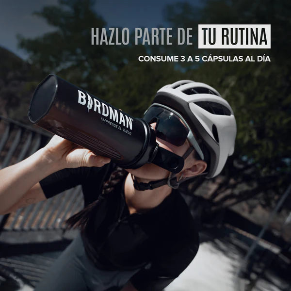 Birdman Creatina Monohidratada en Cápsulas 125 piezas | Creatina Micronizada Pura | 25 Porciones