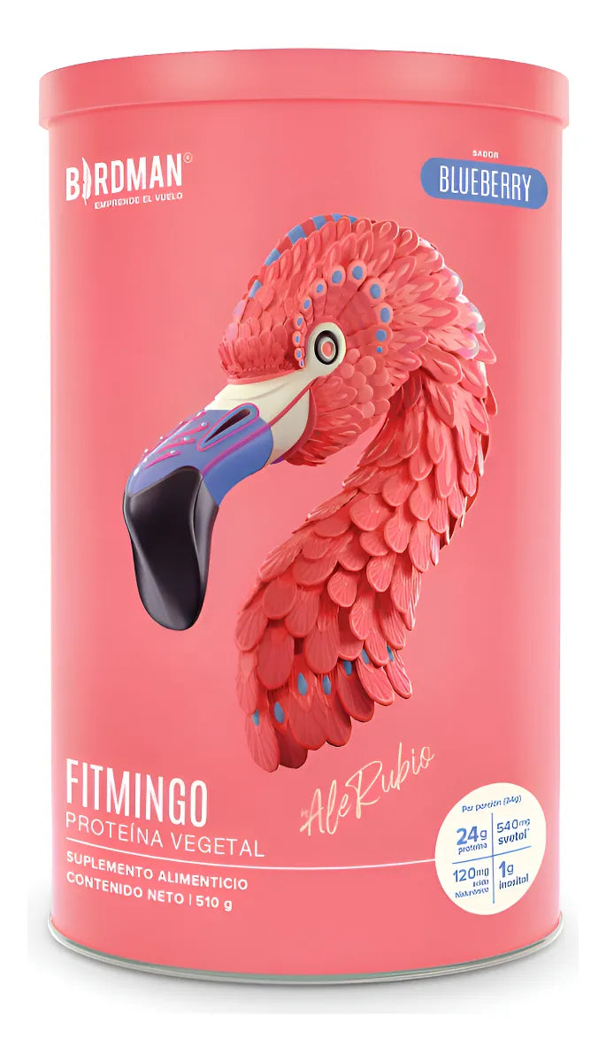 Birdman Fitmingo Proteína Polvo 510g Sabor Blueberry