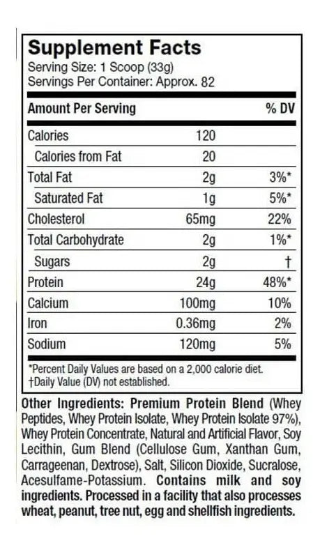 MuscleTech Whey Gold - 5LB