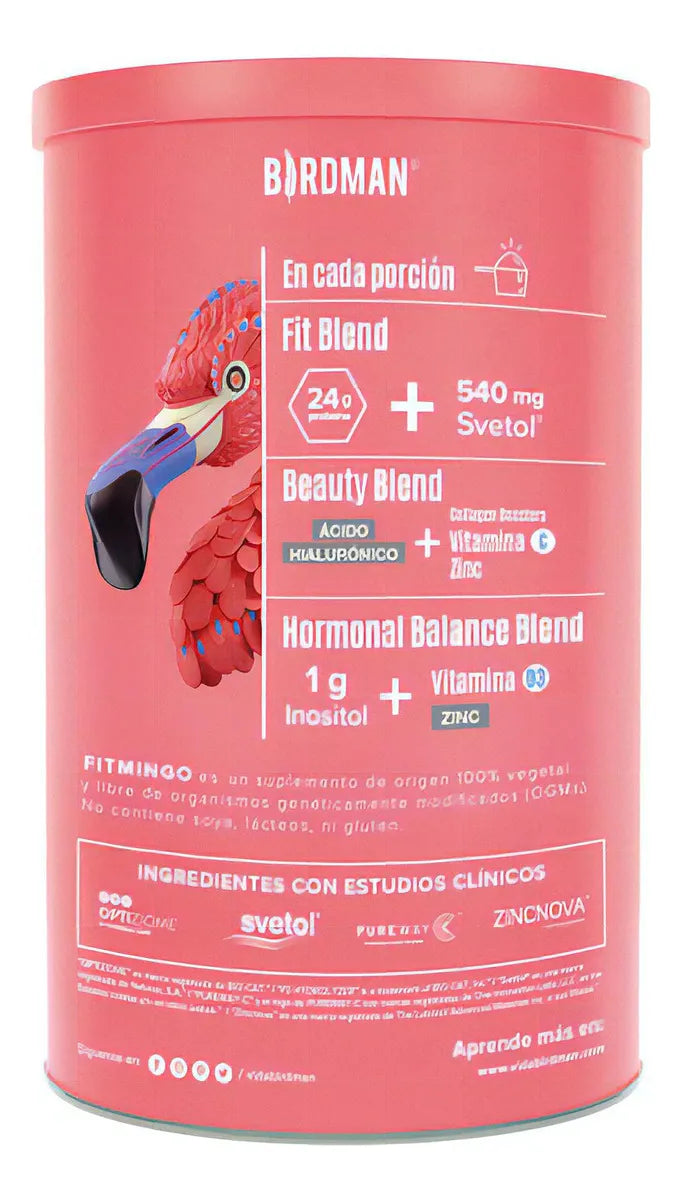 Birdman Fitmingo Proteína Polvo 510g Sabor Blueberry
