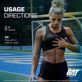 GAT Sport L-Carnitine 500 mg – Soporte Metabólico (60 Cápsulas)