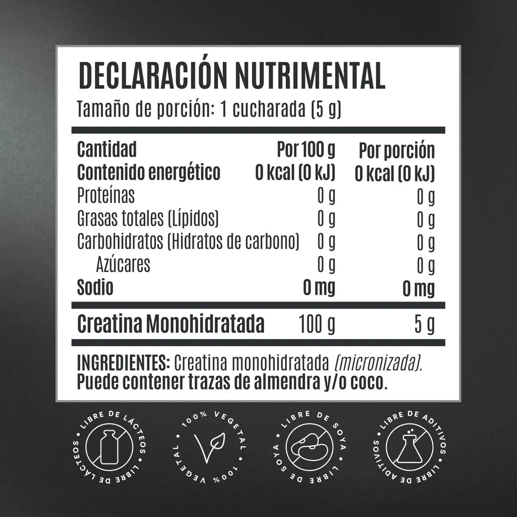Birdman Creatina Monohidratada En Polvo De Alta Pureza | 90 Servicios | 450g | Sabor Natural