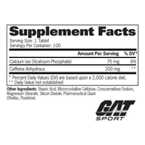 GAT Sport Caffeine – Suplemento Energizante 200mg (100 Tabletas)