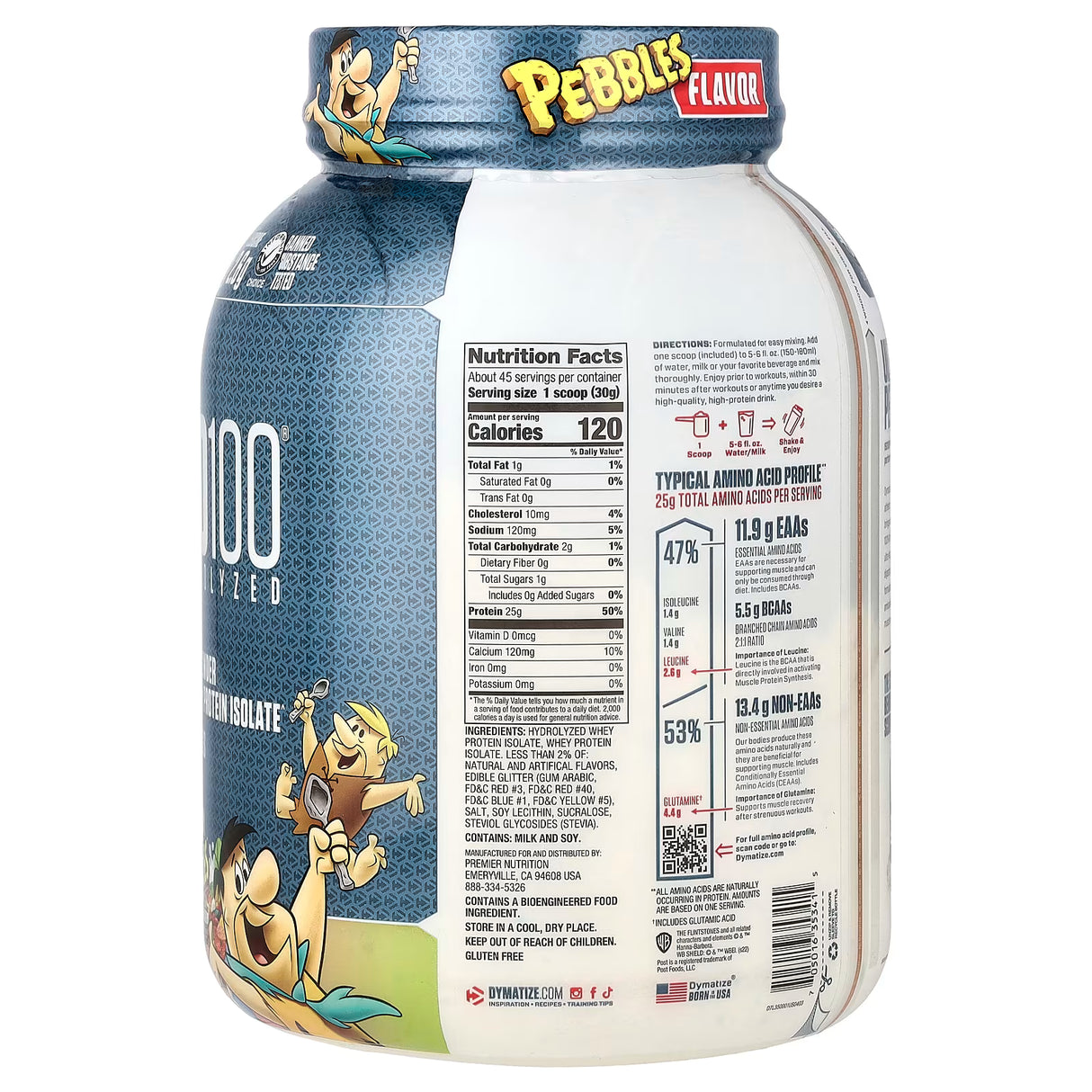 Dymatize ISO100, 1.3 lb | Proteína Hidrolizada y Aislada
