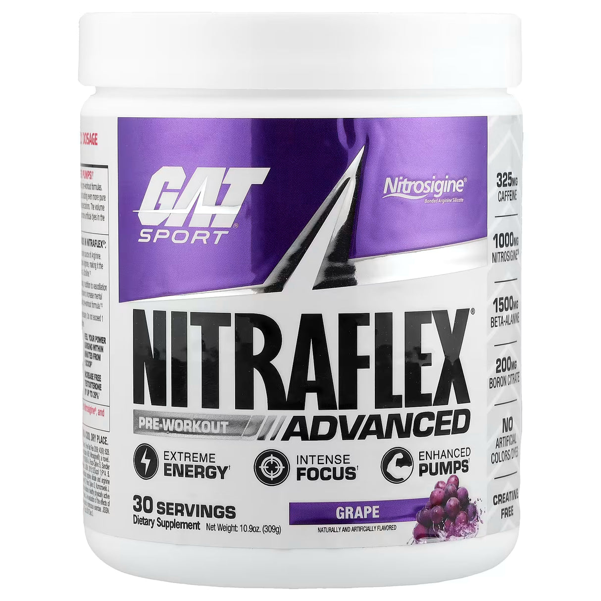 GAT Sport Nitraflex Advanced – Pre-Workout (30 Servicios)