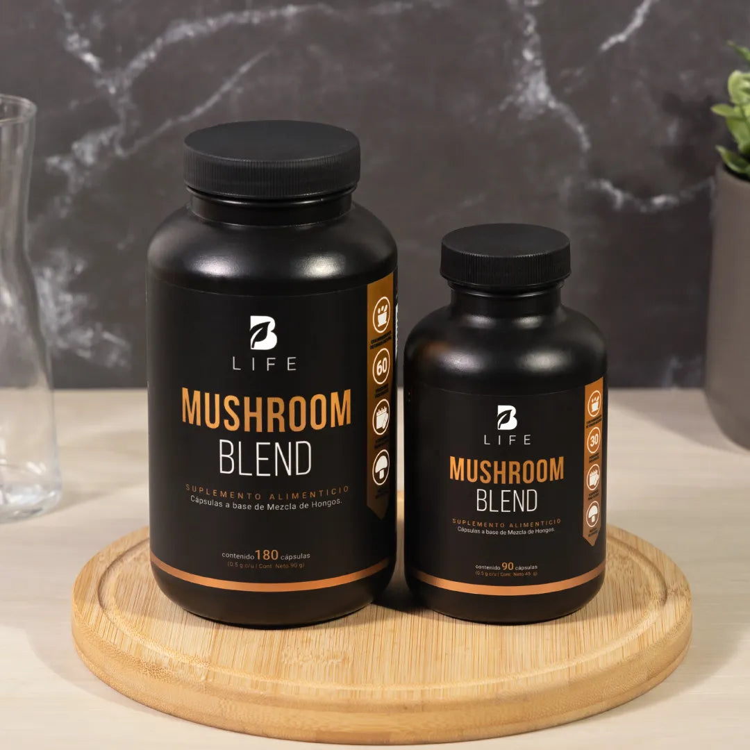 B Life Mushroom Blend Adaptógenos | Reishi, Cordyceps y Melena de León