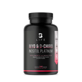 Myo & D-Chiro Inositol en cápsulas | Relación Ideal 40:1 de Alta Pureza | Fórmula Platinum | 2000 mg por porción