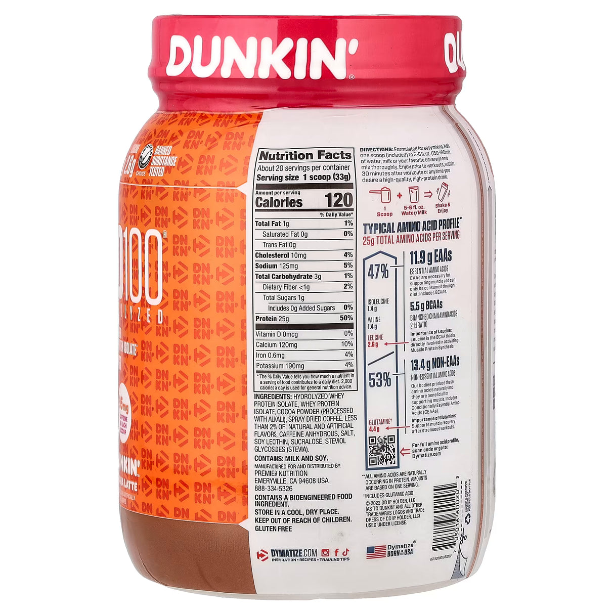 Dymatize ISO100, 1.3 lb | Proteína Hidrolizada y Aislada