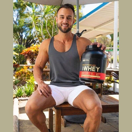 Proteína Whey Optimum Nutrition Gold Standard 100% Sabor Platano V– 5 lb (2.27 kg) | Suplementos Nutrihub Optimum Nutrition