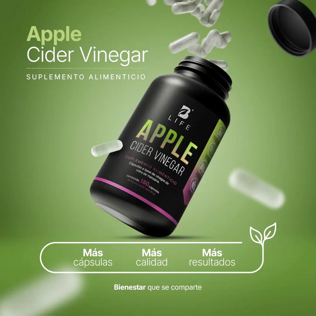 B Life Vinagre de Sidra de Manzana 500 mg | Digestión y Metabolismo