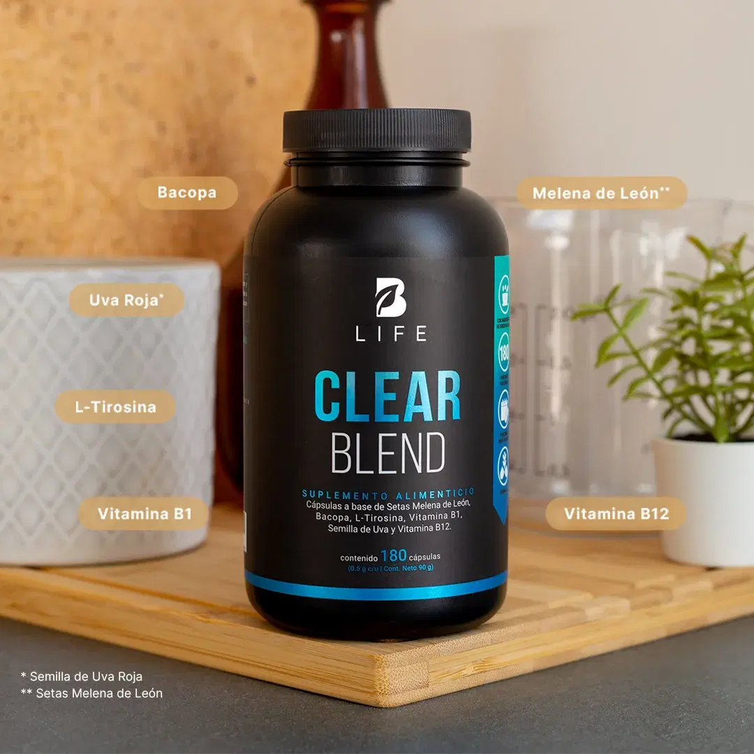 Clear Blend B Life® – Suplemento Natural Detox (180 Cápsulas)