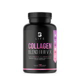 Multi Collagen Blend B Life® – Colágeno 5 Tipos (I, II, III, V, X) con Ácido Hialurónico y Vitamina C (180 Cápsulas)