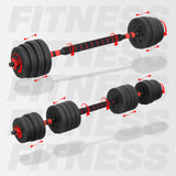 Set De Mancuernas Pesas Olympo Fit Ajustables 40kg Gym