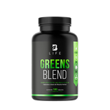 Greens Blend B Life – Superalimentos Verdes con Espirulina, Moringa, Chlorella y Matcha (180 Cápsulas)