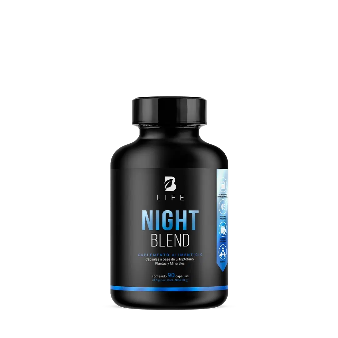 Night Blend B Life – 90 Cápsulas – Fórmula Nocturna con Magnesio